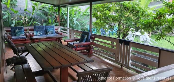 coin repas où se retrouve les stagiaires d'athjanor-formation